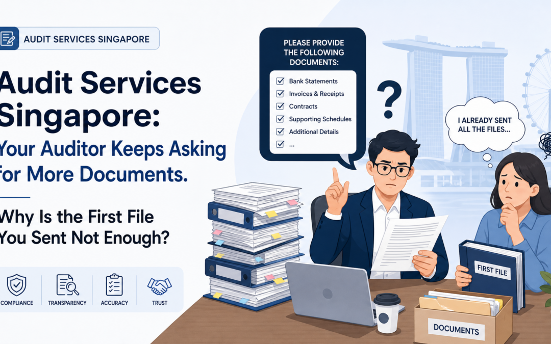 Audit Services Singapore: Your Auditor Keeps Asking for More Documents. Why Is the First File You Sent Not Enough?
