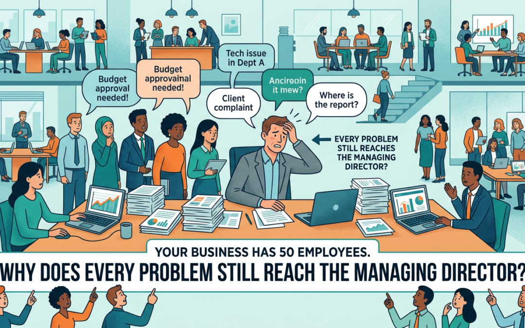 Your Business Has 50 Employees. Why Does Every Problem Still Reach the Managing Director?