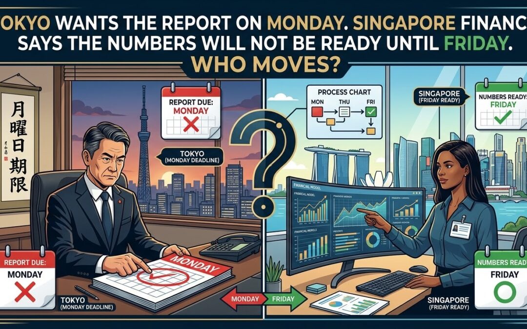 Tokyo Wants the Report on Monday. Singapore Finance Says the Numbers Will Not Be Ready Until Friday. Who Moves?