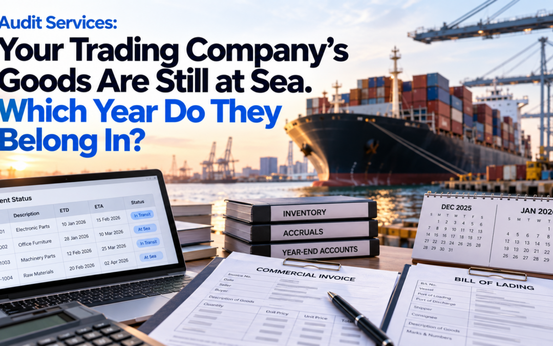 Audit Services: Your Trading Company’s Goods Are Still at Sea. Which Year Do They Belong In?