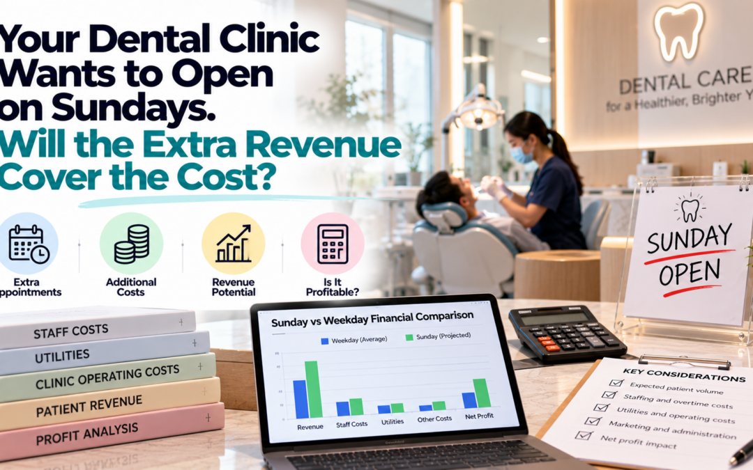 Your Dental Clinic Wants to Open on Sundays. Will the Extra Revenue Cover the Cost?